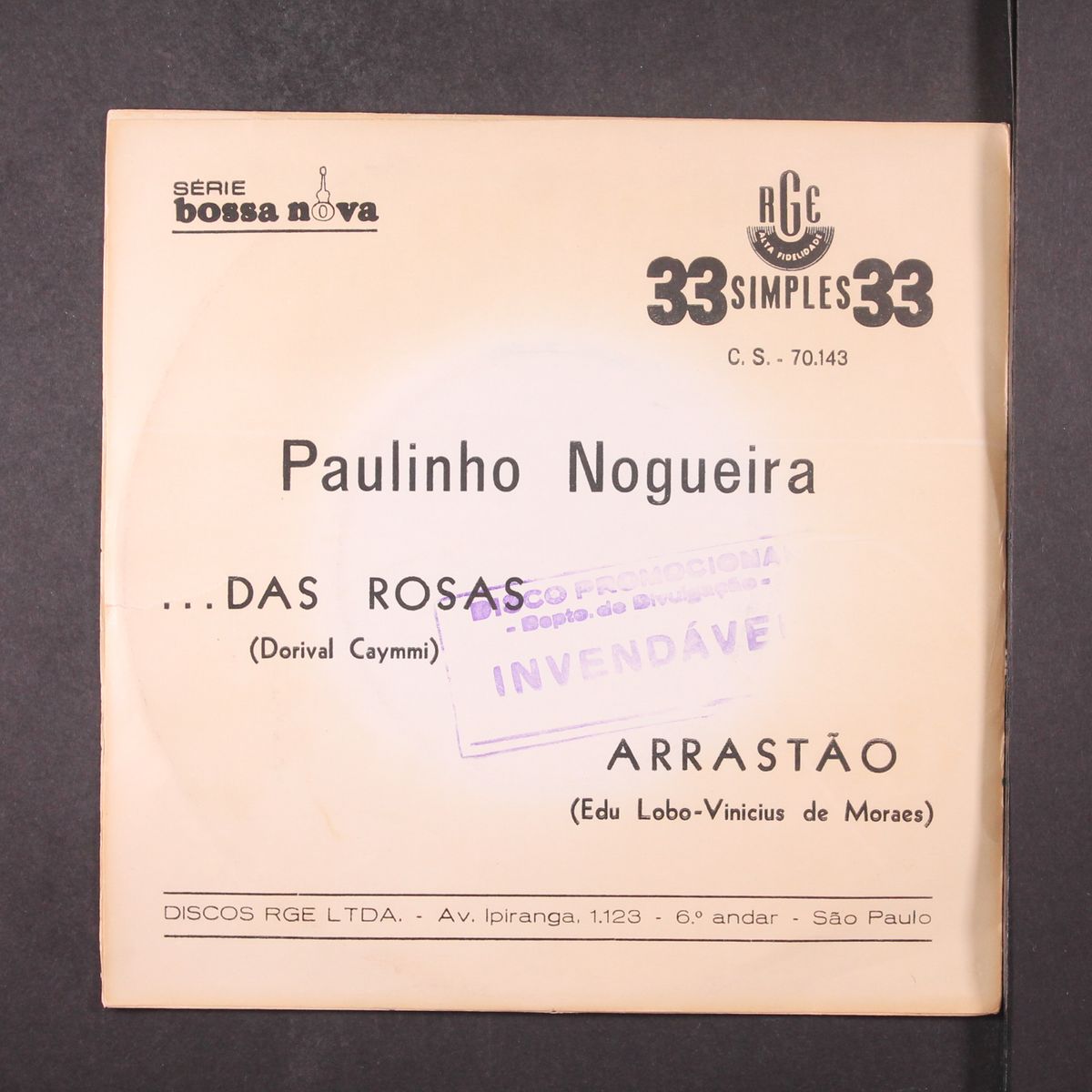 das rosas / arrastao by PAULINHO NOGUEIRA