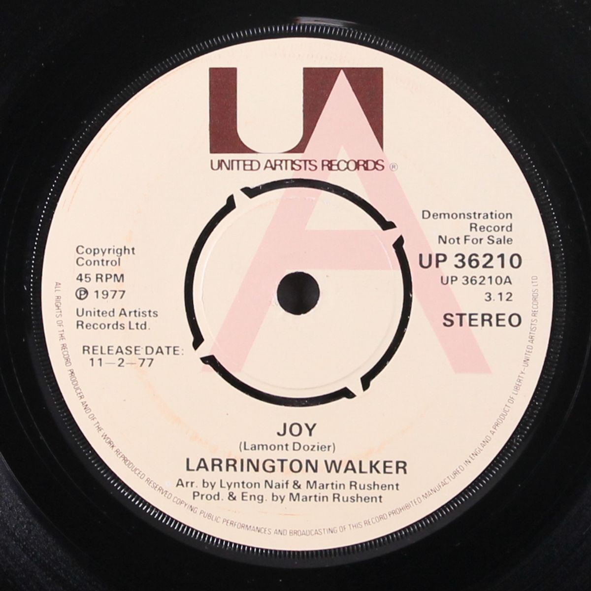 joy / trust me by LARRINGTON WALKER