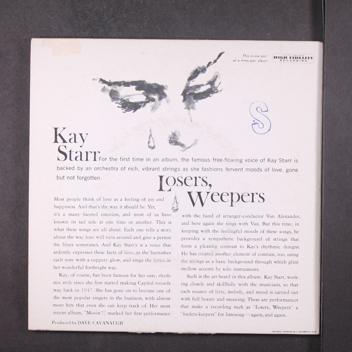 losers, weepers pt. 1 by KAY STARR