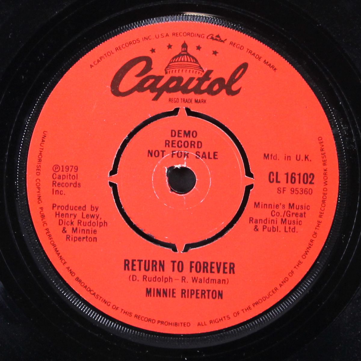 lover and friend / return to forever by MINNIE RIPERTON