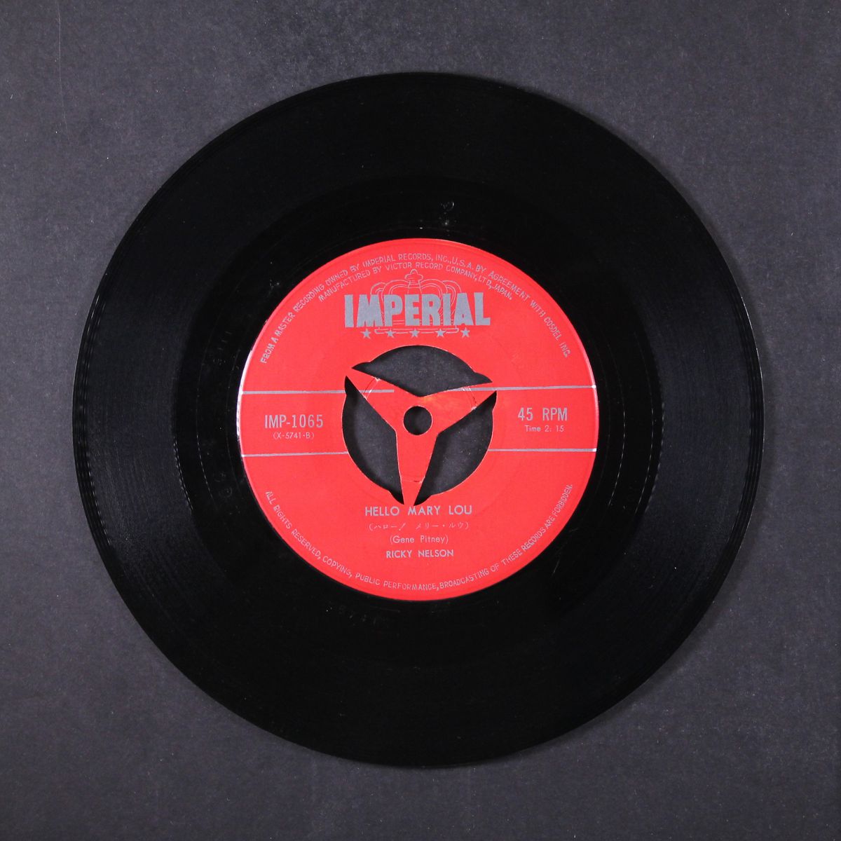 travelin' man / hello mary lou by RICKY NELSON