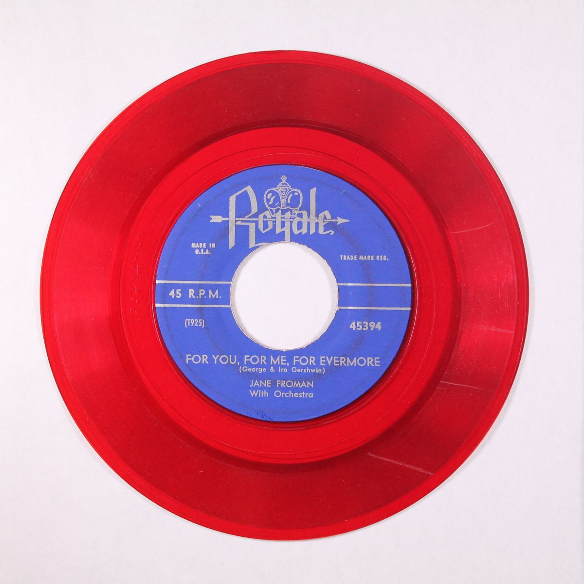 for you for me for evermore / a garden in the rain by JANE FROMAN