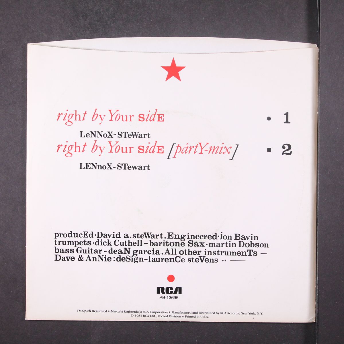 right by your side / party mix by EURYTHMICS