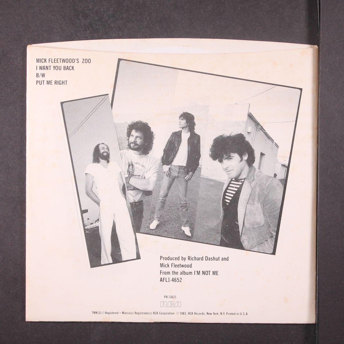i want you back / put me right by MICK FLEETWOOD'S ZOO