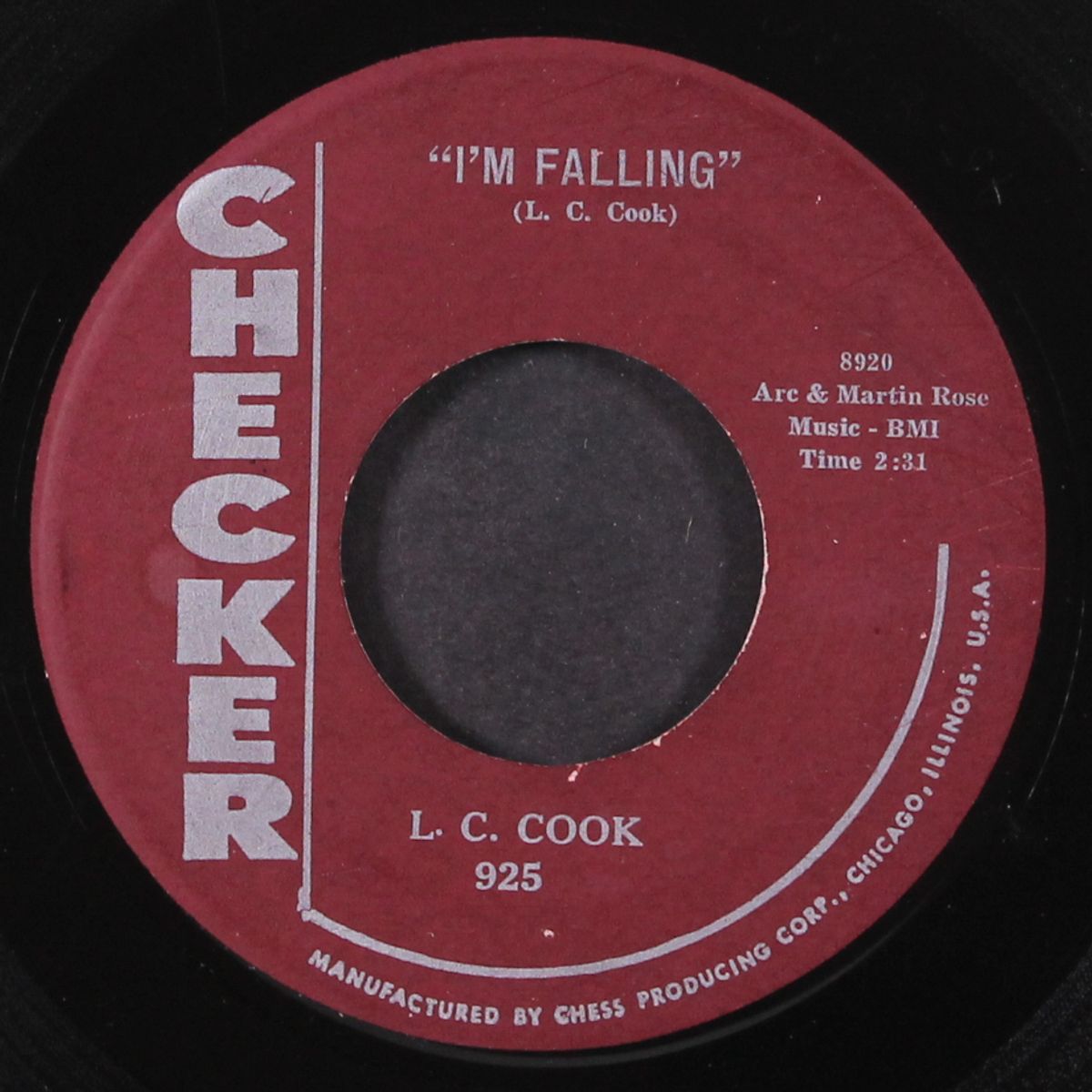 please think of me / i'm falling by L.C. COOK