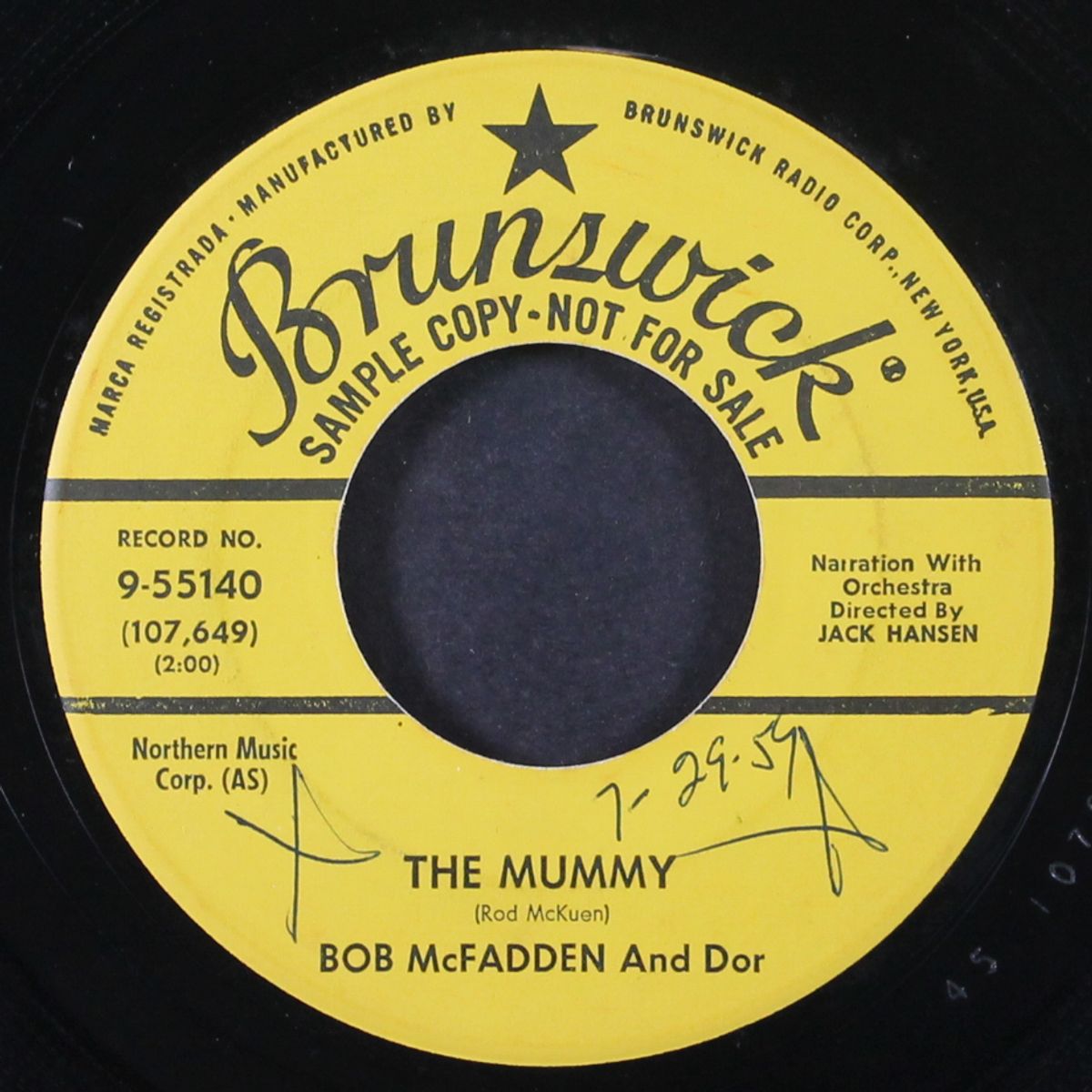 the mummy / the beat generation by BOB MCFADDEN & DOR