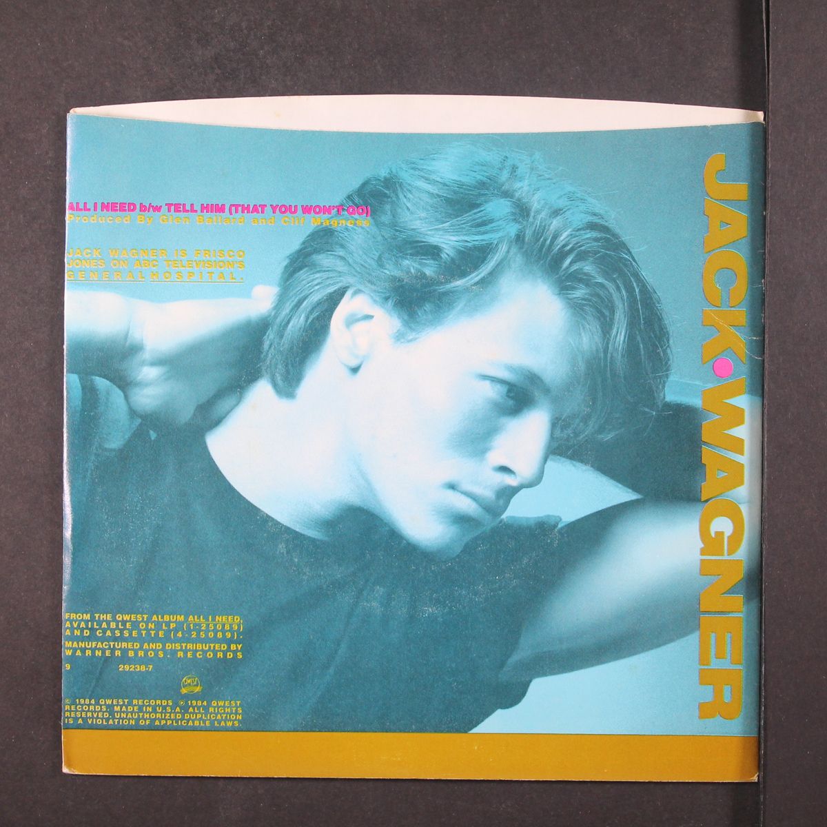 all i need / same by JACK WAGNER