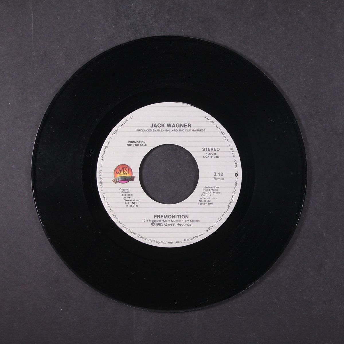 premonition / same by JACK WAGNER