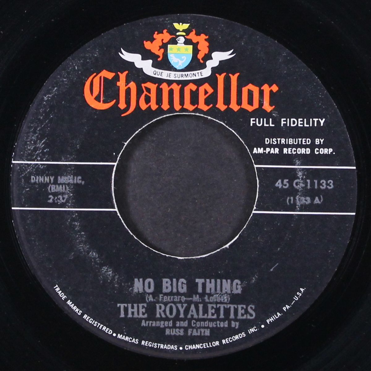 no big thing / yesterday's lovers by ROYALETTES