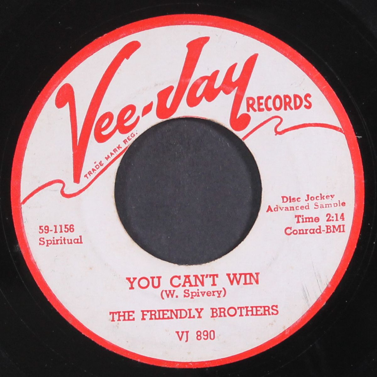 need jesus on my journey / you can't win by FRIENDLY BROTHERS