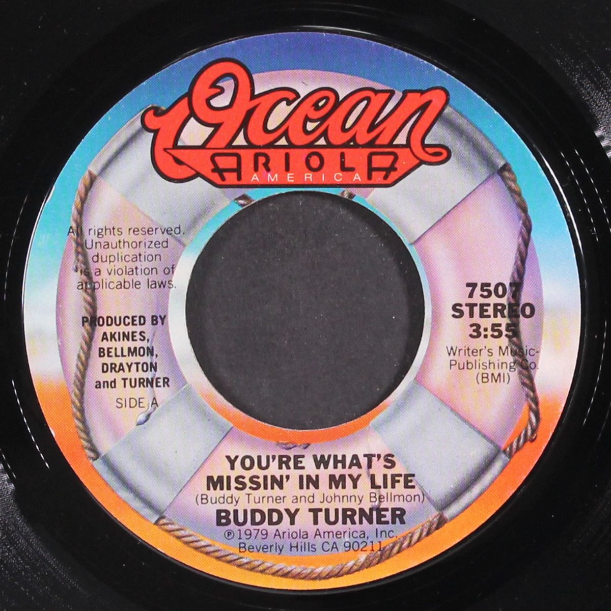you're what's missin' in my life / juke box love affair by BUDDY TURNER