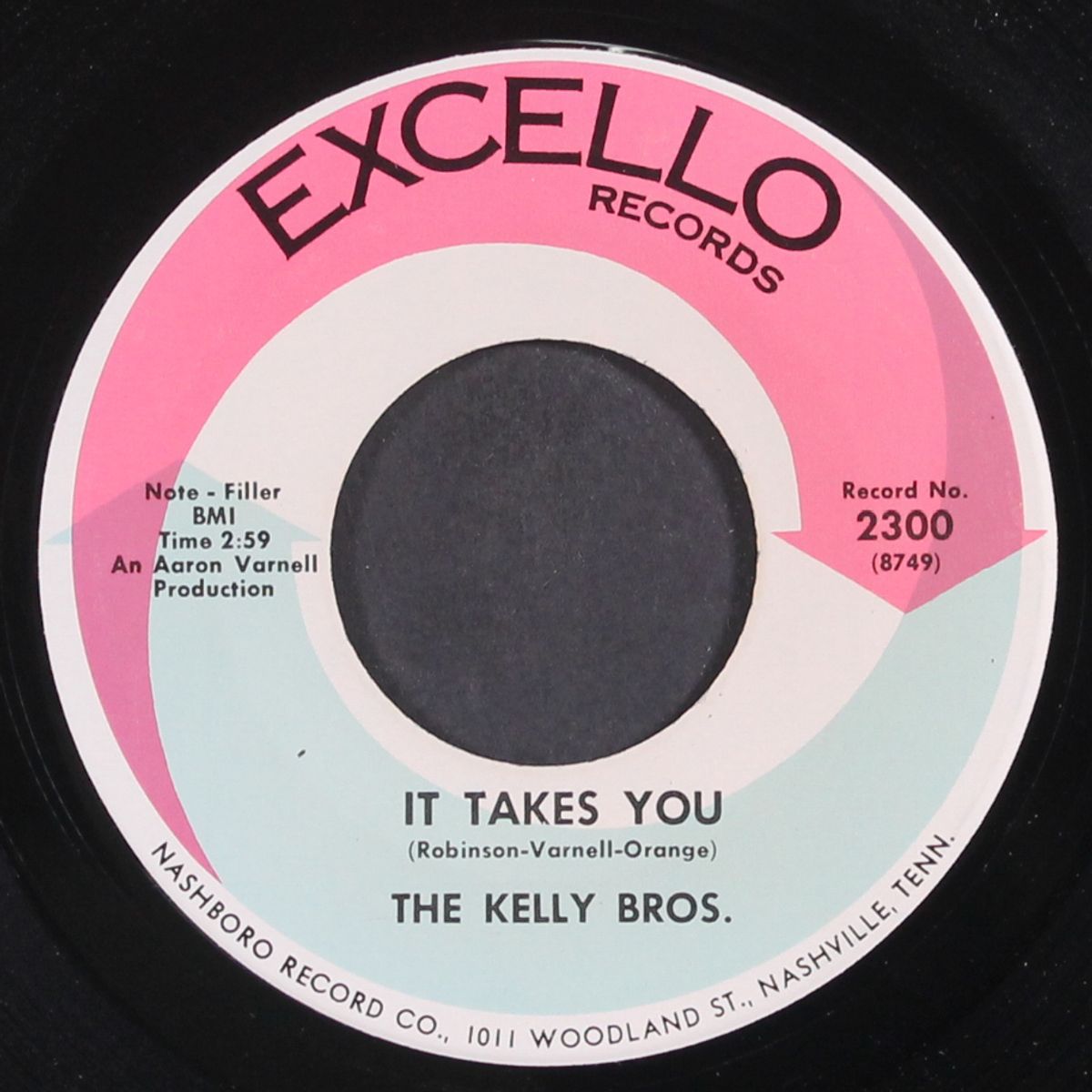 the sound of a cryin' man / it takes you by KELLY BROTHERS
