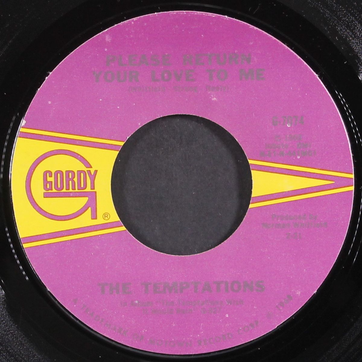 please return your love to me / how can i forget by TEMPTATIONS