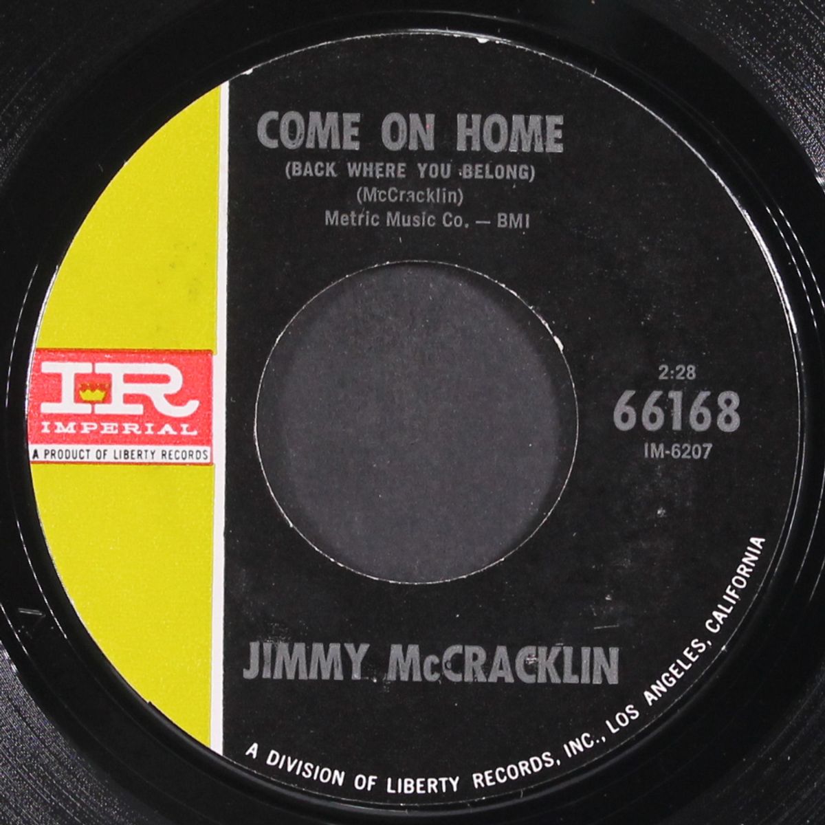 something that belongs to me / come on home by JIMMY MCCRACKLIN