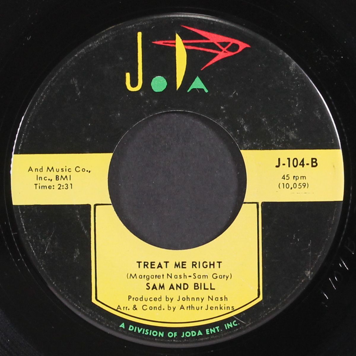 treat me right / fly me to the moon by SAM & BILL