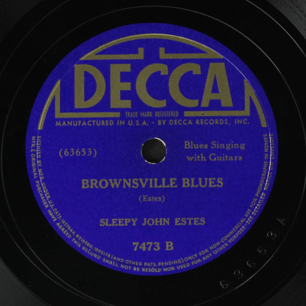new someday baby / brownsville blues by SLEEPY JOHN ESTES