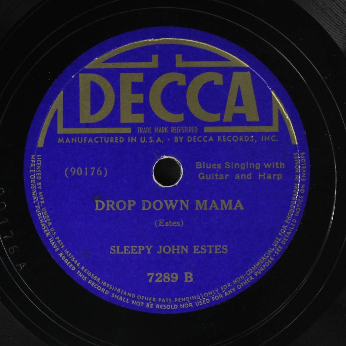 married woman blues / drop down mama by SLEEPY JOHN ESTES