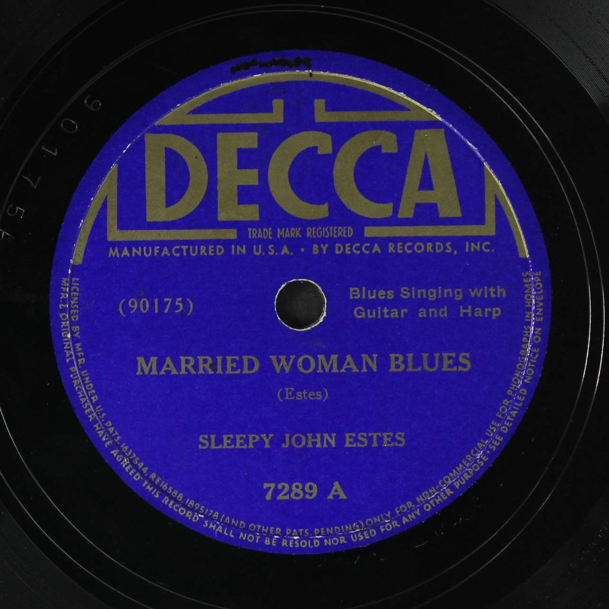 married woman blues / drop down mama by SLEEPY JOHN ESTES