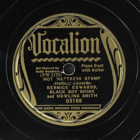 BERNICE EDWARDS, BLACK BOY SHINE & HOWLING SMITH