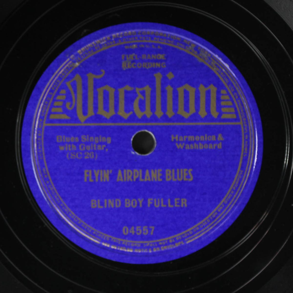 you're laughing now / flyin' airplane blues by BLIND BOY FULLER