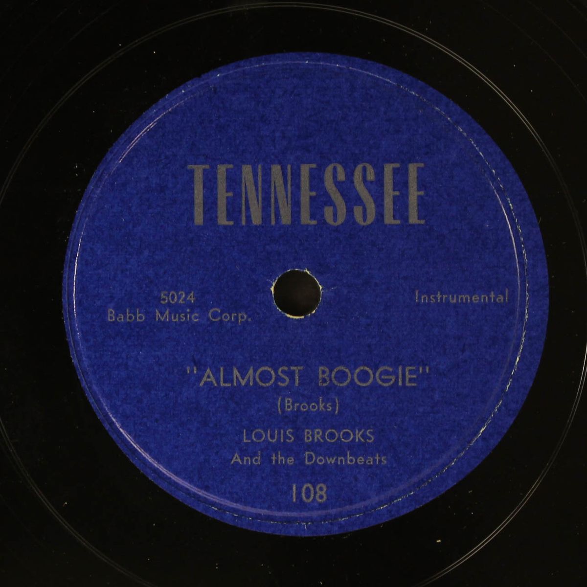 wine hangover / almost boogie by LOUIS BROOKS