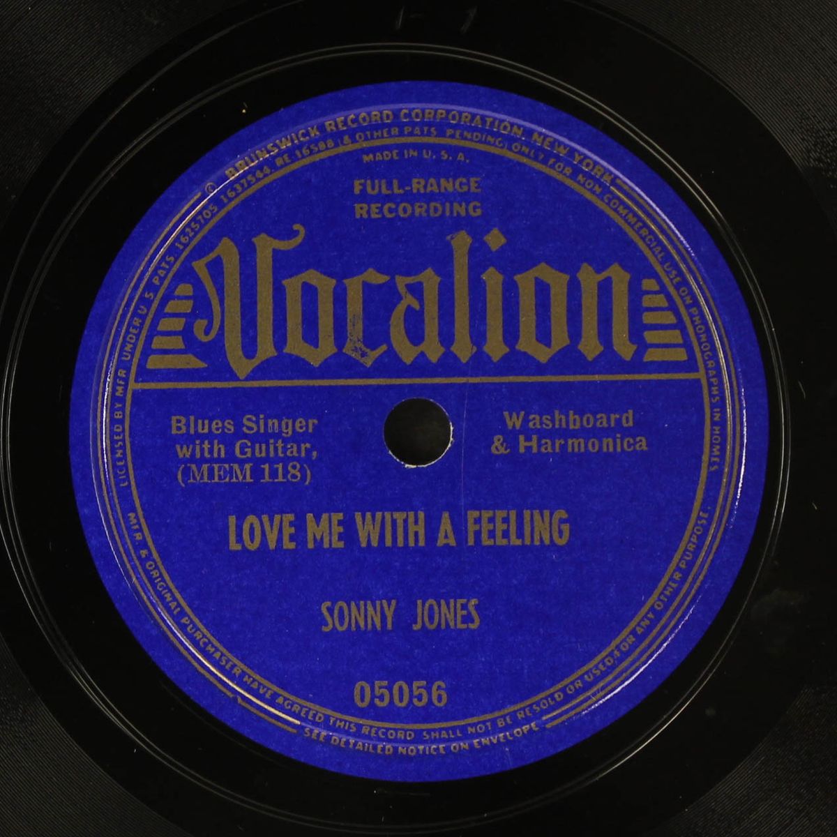 love me with a feeling / dough roller by SONNY JONES
