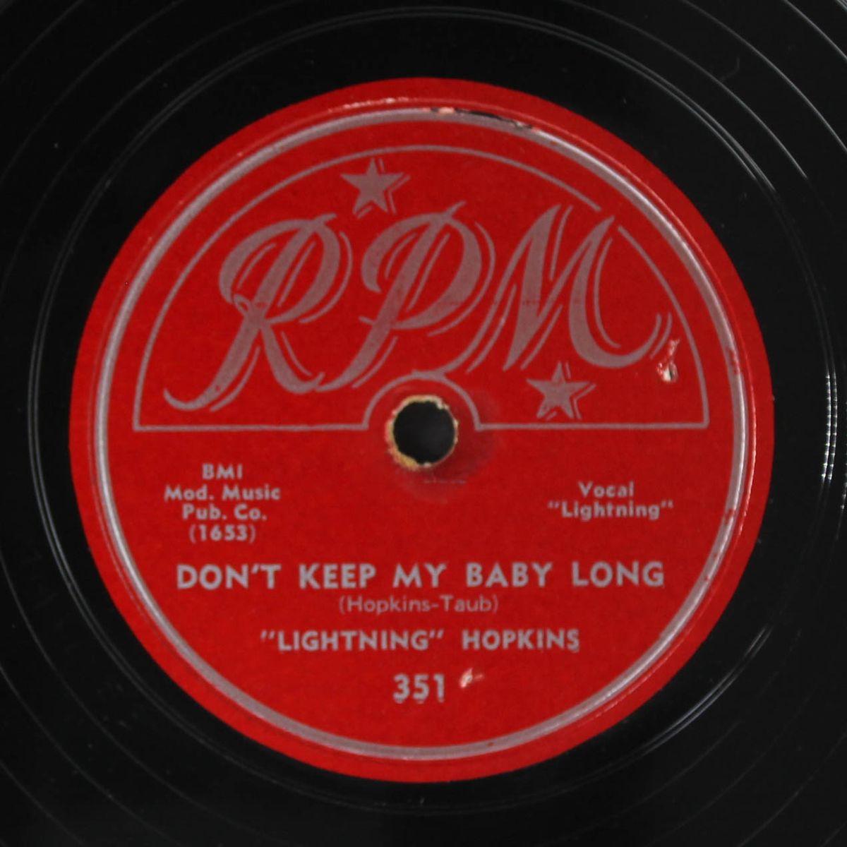 don't keep my baby long / last affair by LIGHTNIN' HOPKINS