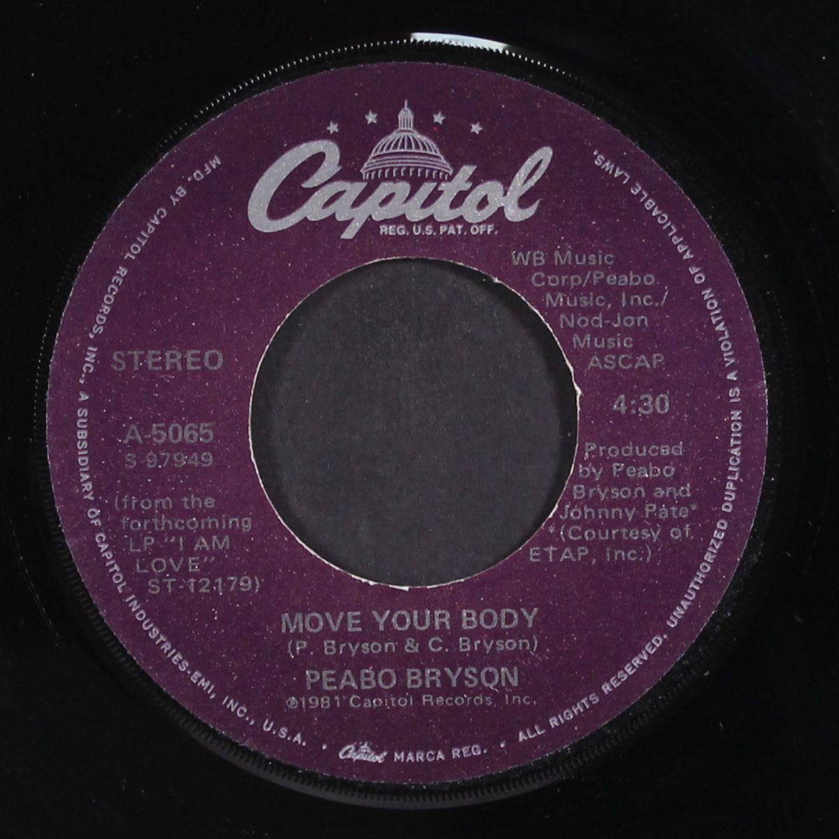 let the feeling flow / move your body by PEABO BRYSON