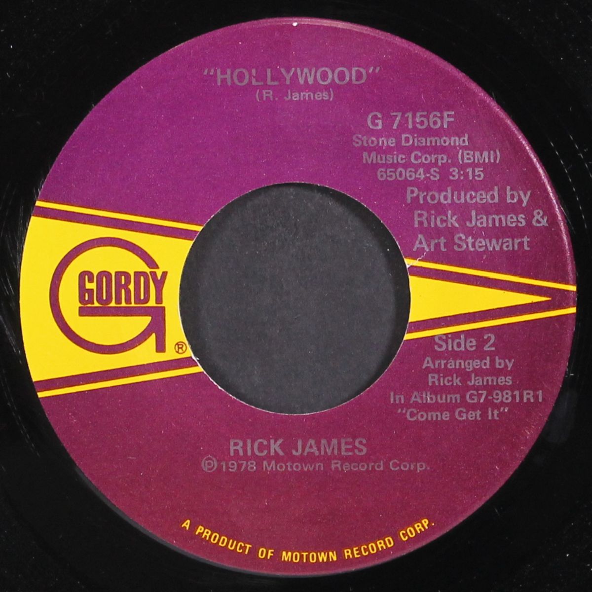 you and i / hollywood by RICK JAMES