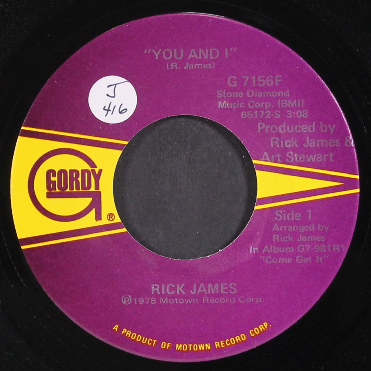you and i / hollywood by RICK JAMES
