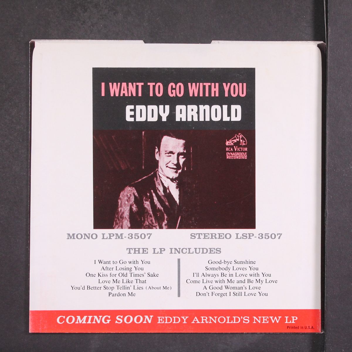 i want to go with you / you'd better stop telling lies by EDDY ARNOLD