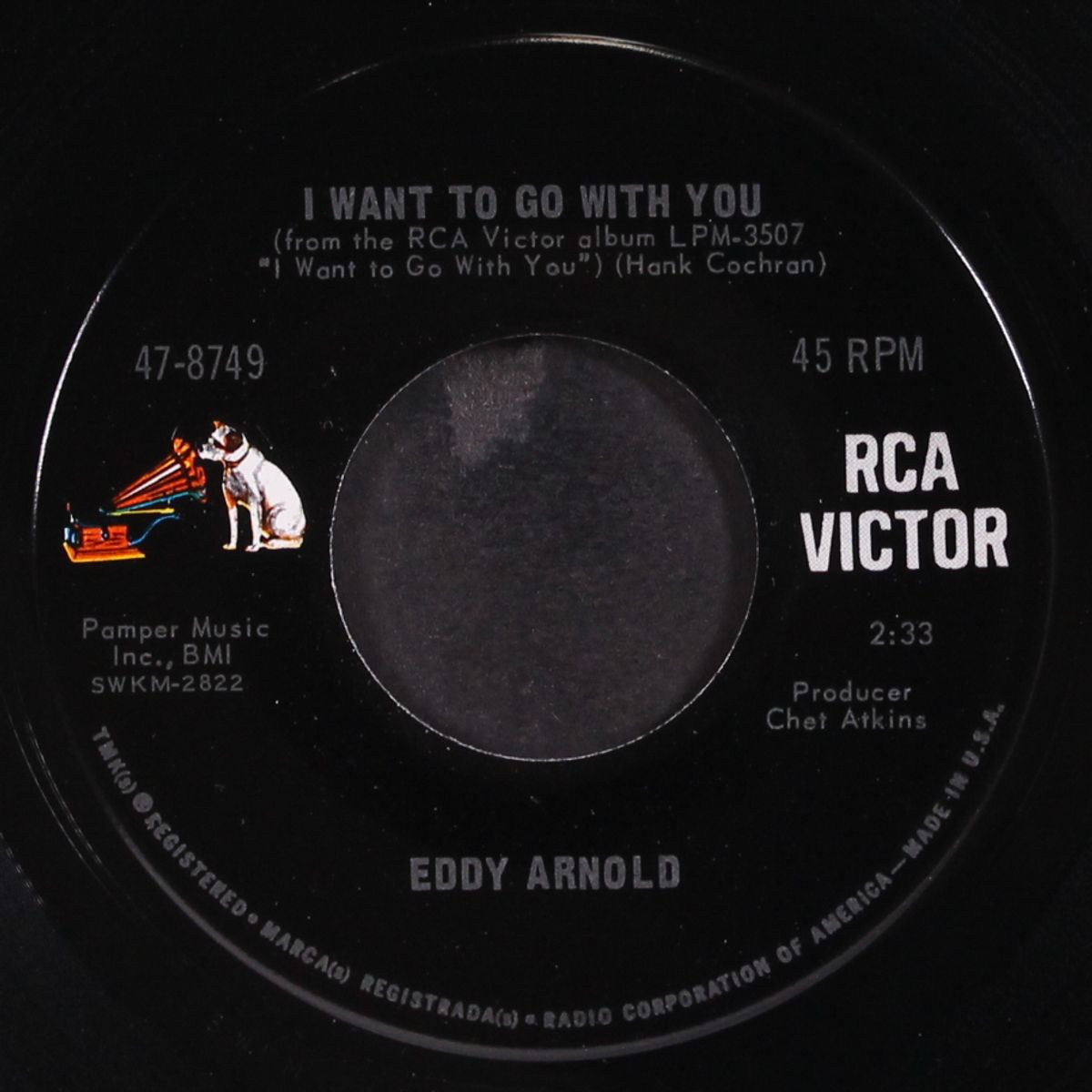 i want to go with you / you'd better stop telling lies by EDDY ARNOLD