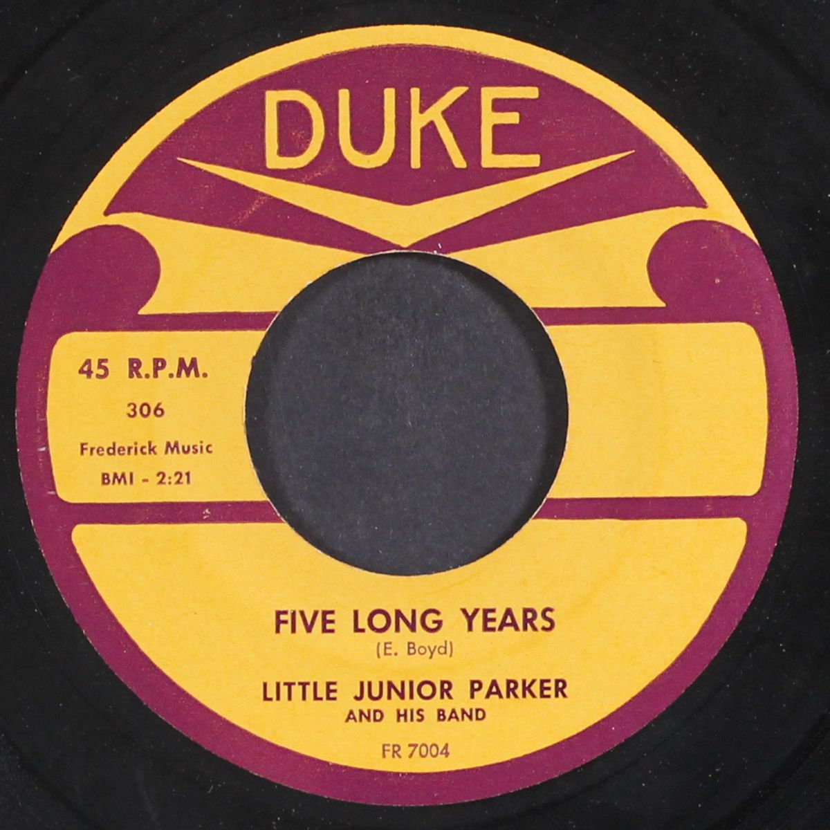 five long years / i'm holding on by LITTLE JR. PARKER