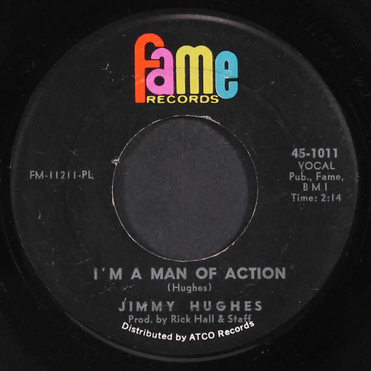 why not tonight / i'm a man of action by JIMMY HUGHES
