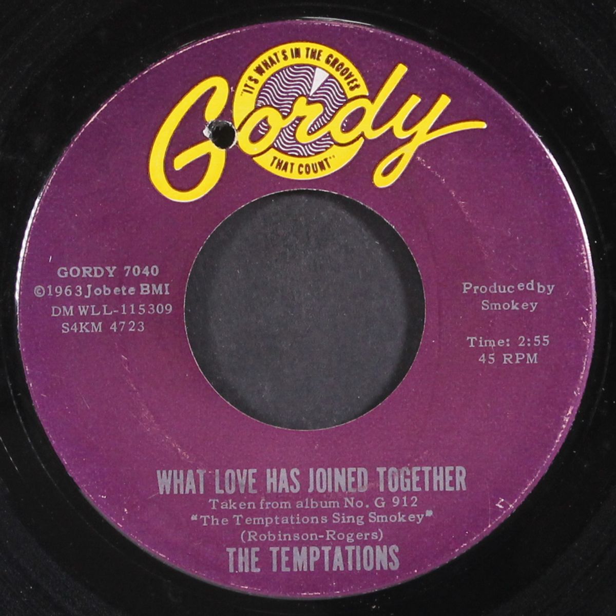 it's growing / what love has joined together by TEMPTATIONS