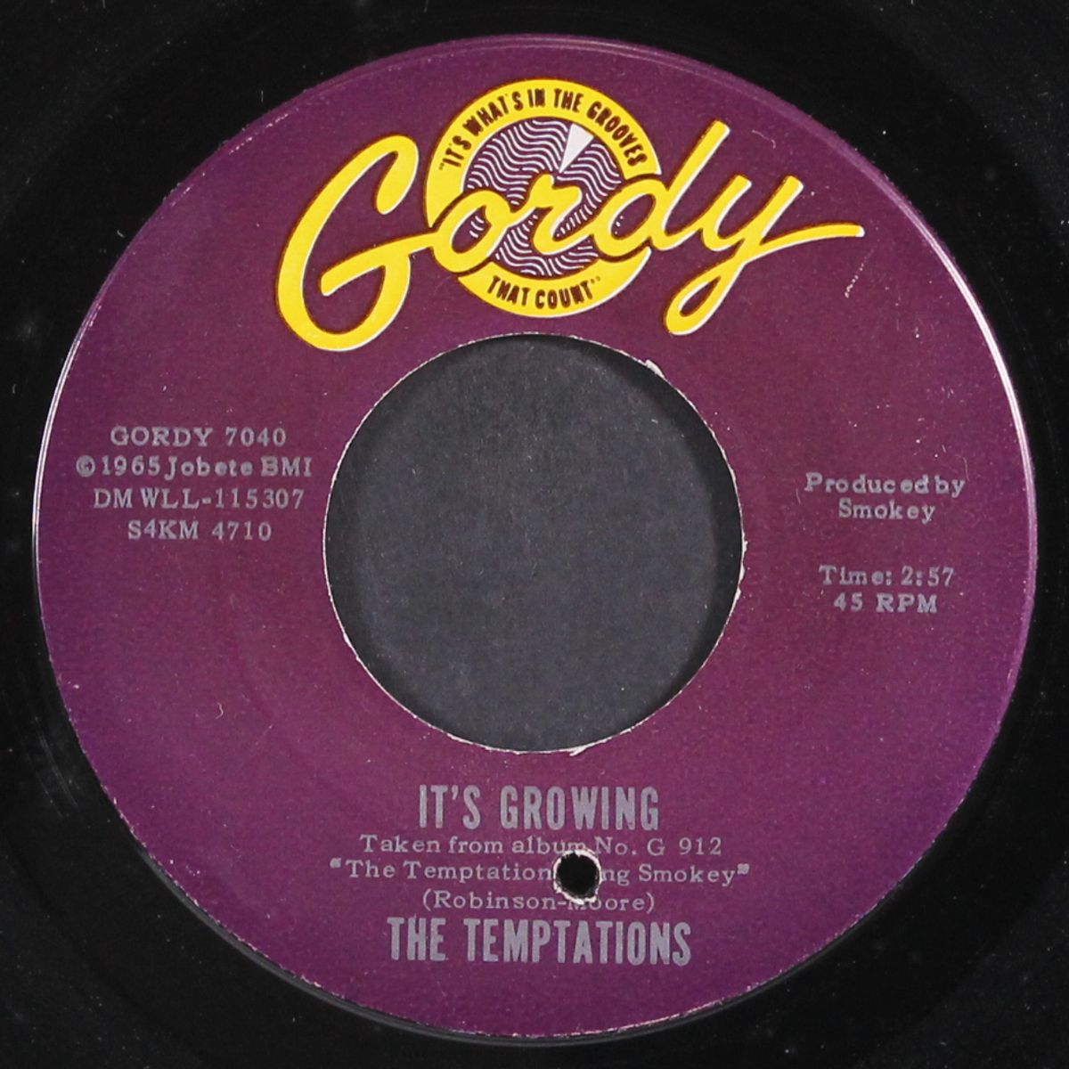 it's growing / what love has joined together by TEMPTATIONS