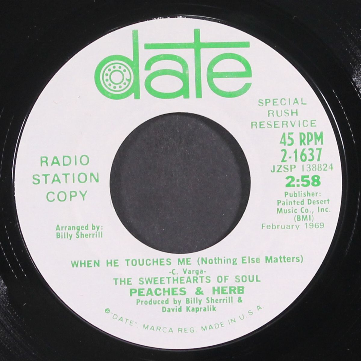 when he touches me / thank you by PEACHES & HERB