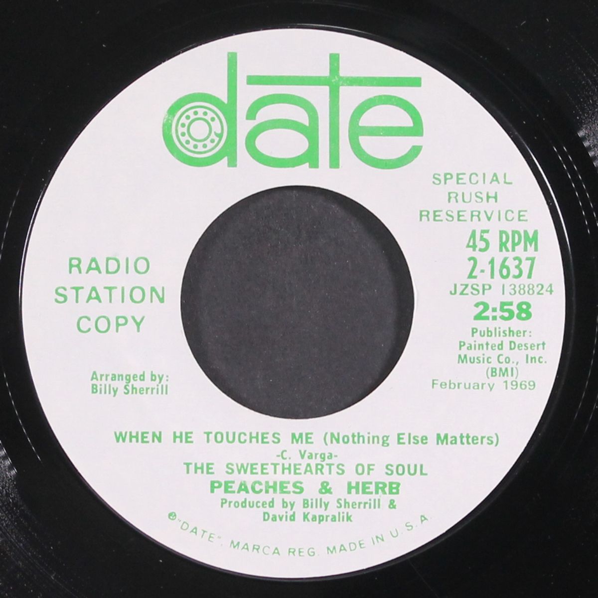 when he touches me / thank you by PEACHES & HERB