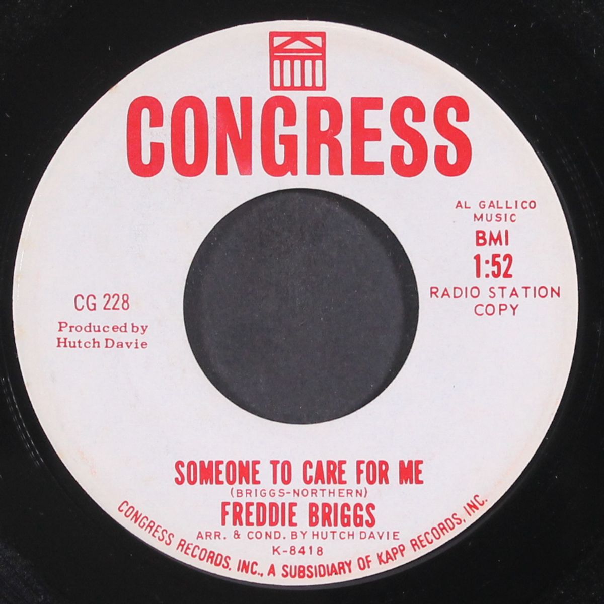 the train song / someone to care for me by FREDDIE BRIGGS