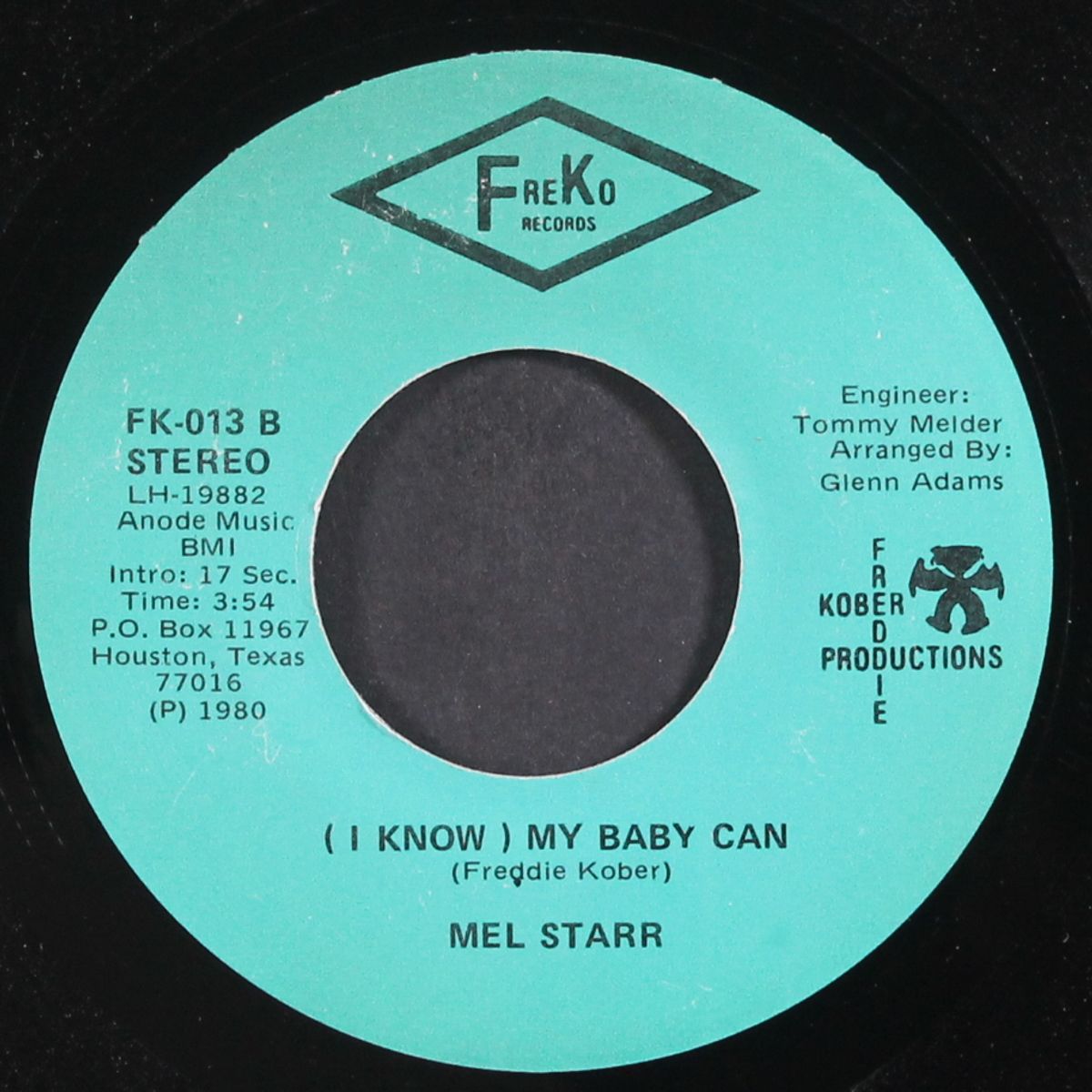 that means so much to me / (i know my baby can) by MEL STARR