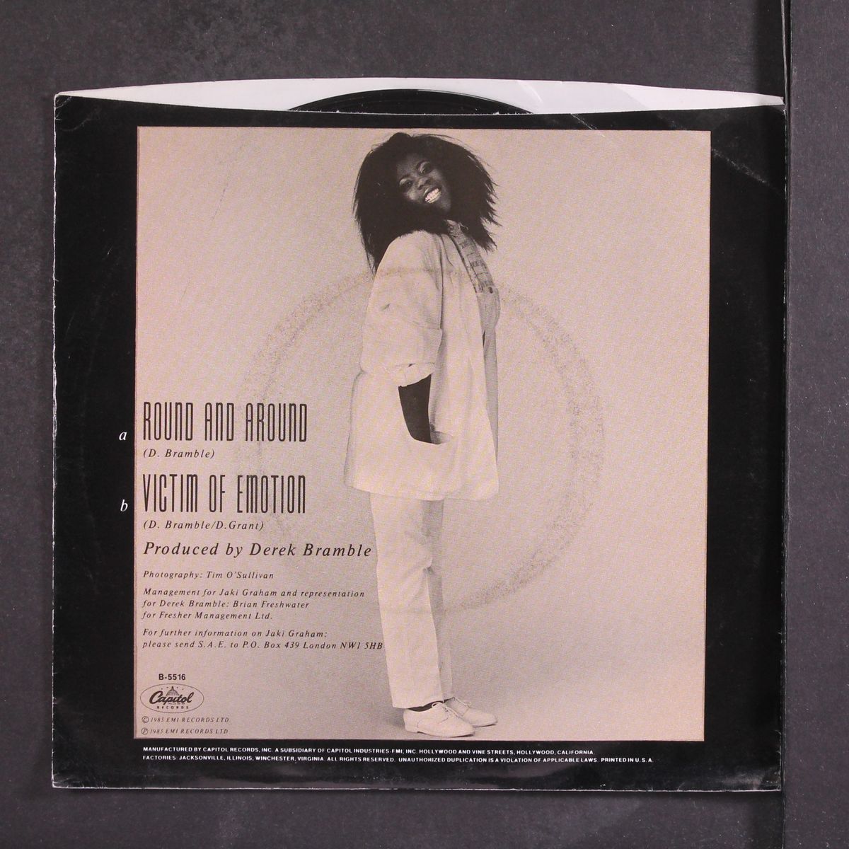 round & around / victim of emotion by JAKI GRAHAM