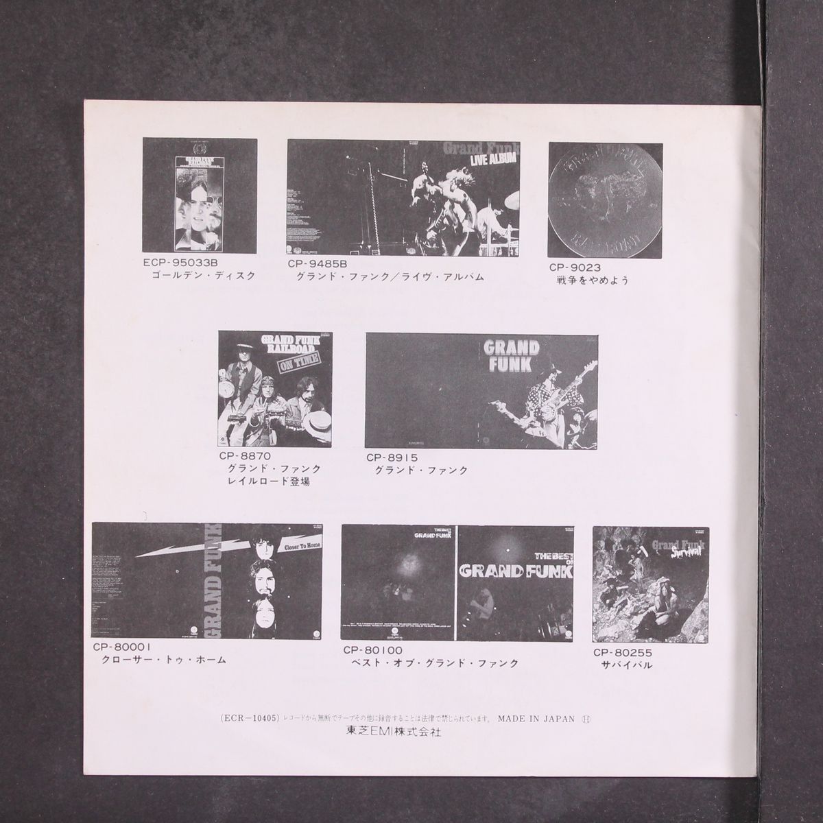 we're an american band / creepin' by GRAND FUNK RAILROAD