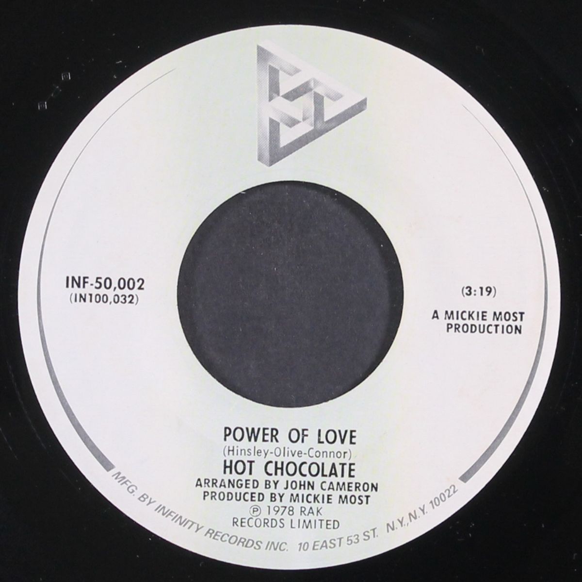 every 1's a winner / power of love by HOT CHOCOLATE