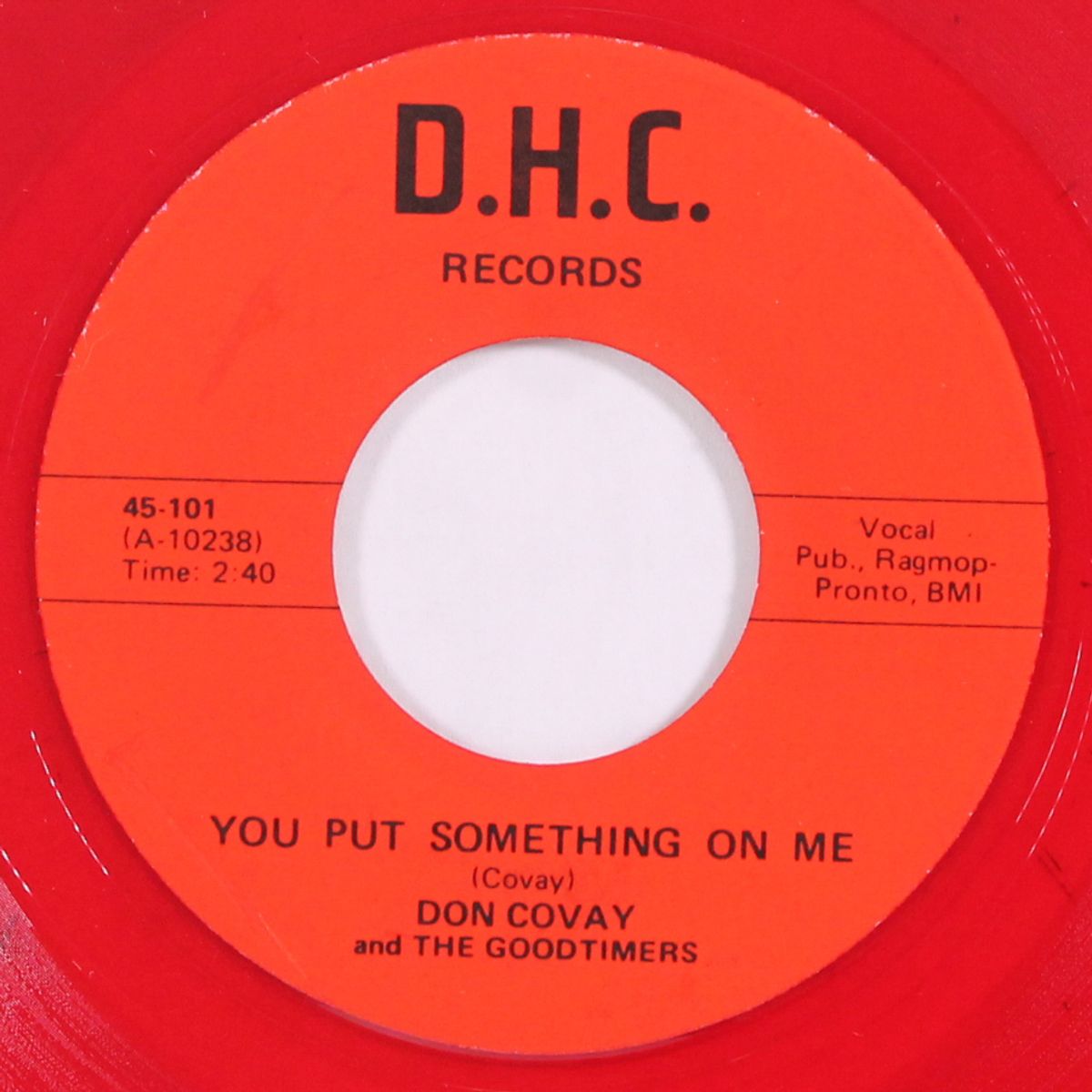 you put something on me / iron out the rough spots by DON COVAY & GOODTIMERS