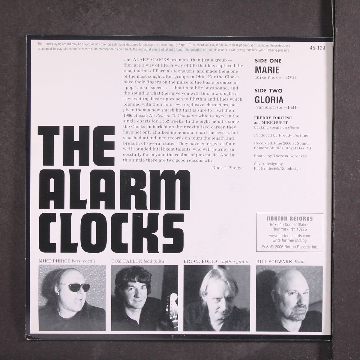 marie / gloria by ALARM CLOCKS