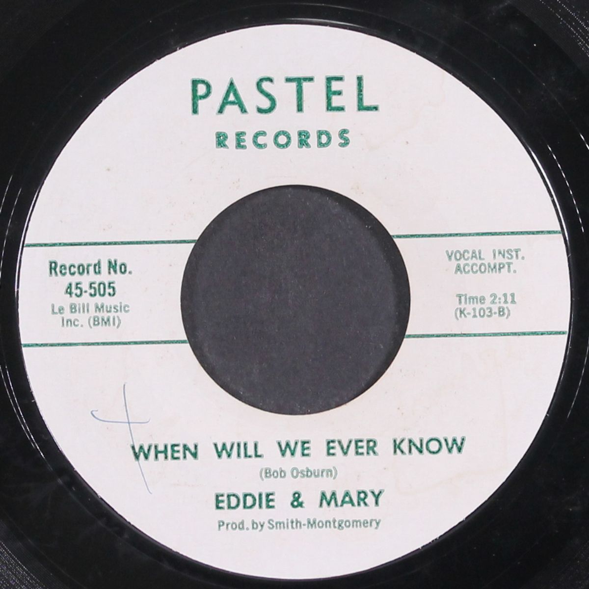 when will we ever know / hi mary by EDDIE & MARY