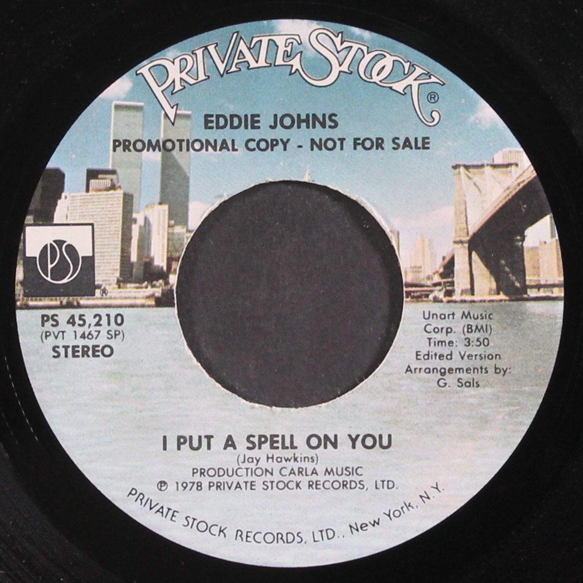 i put a spell on you / same by EDDIE JOHNS