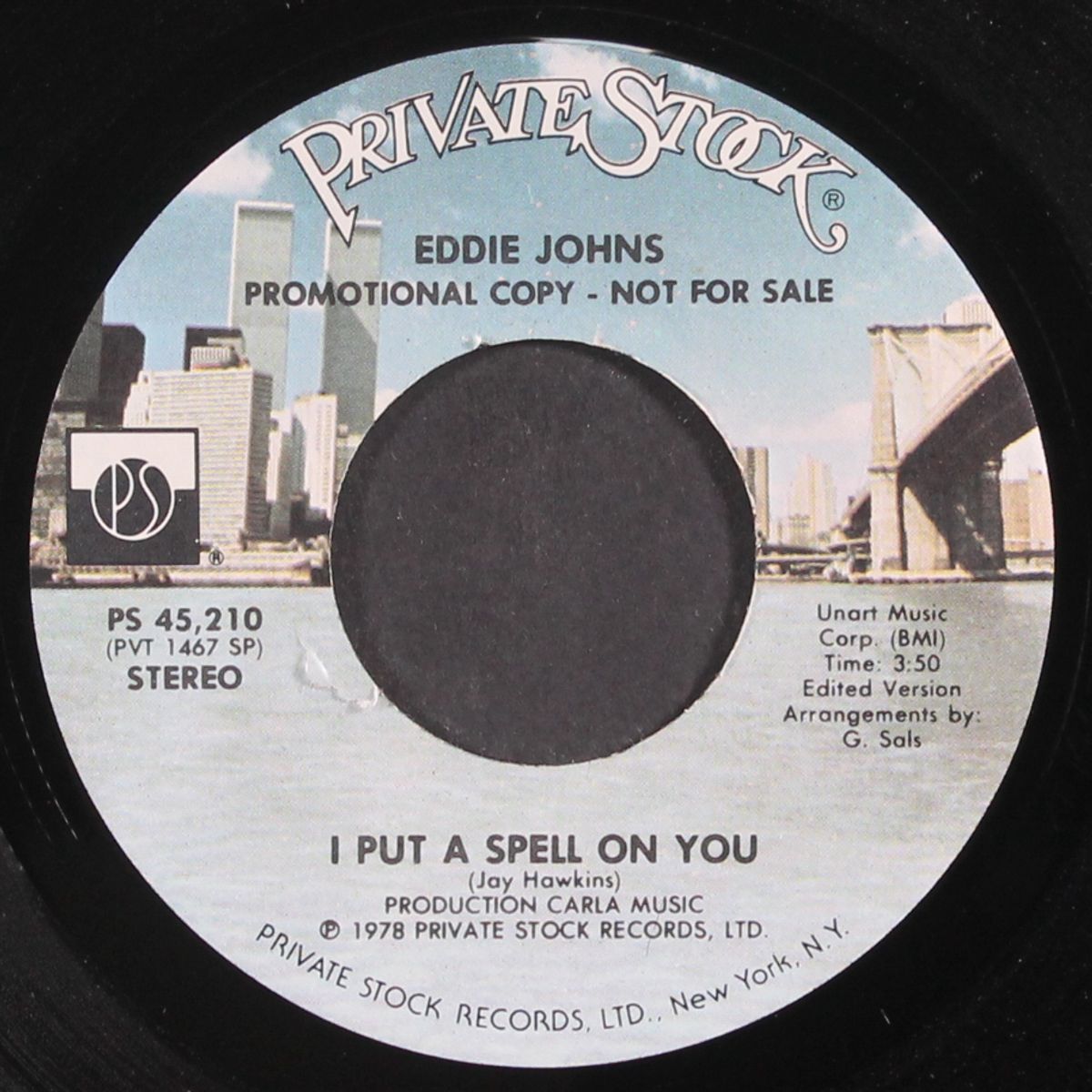 i put a spell on you / same by EDDIE JOHNS