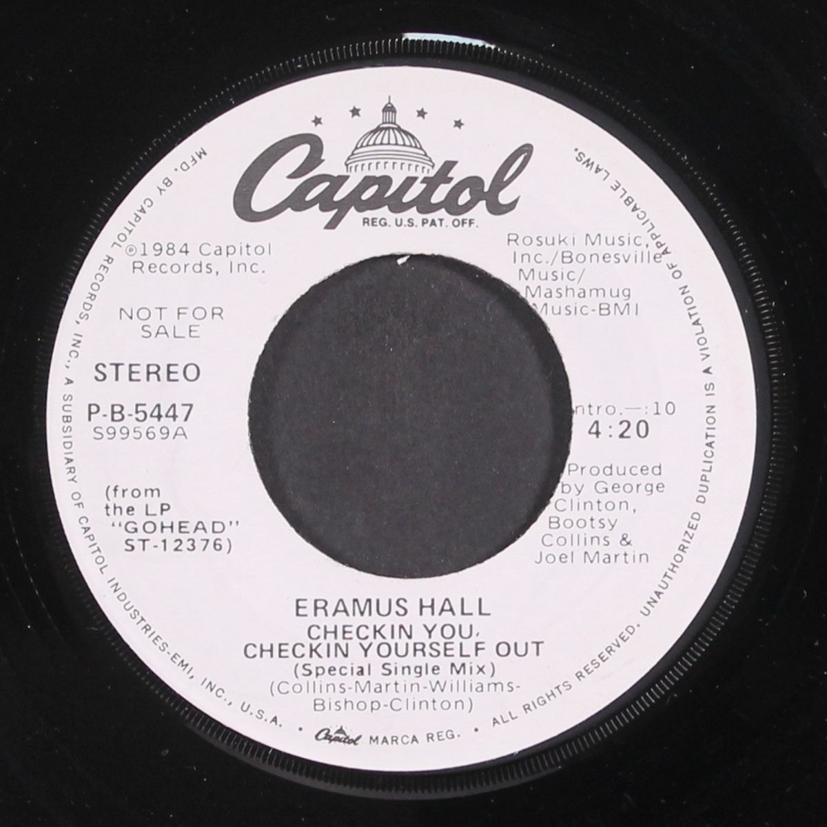 checkin you, checkin yourself out / same by ERAMUS HALL