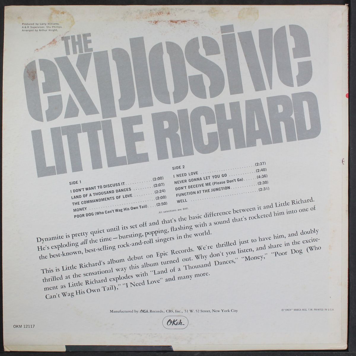 the explosive by LITTLE RICHARD